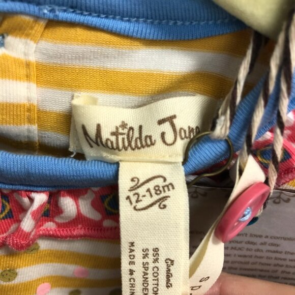 NWT Matilda Jane Hello Baby Bodysuit/Onesie 12-18 months - Picture 3 of 5